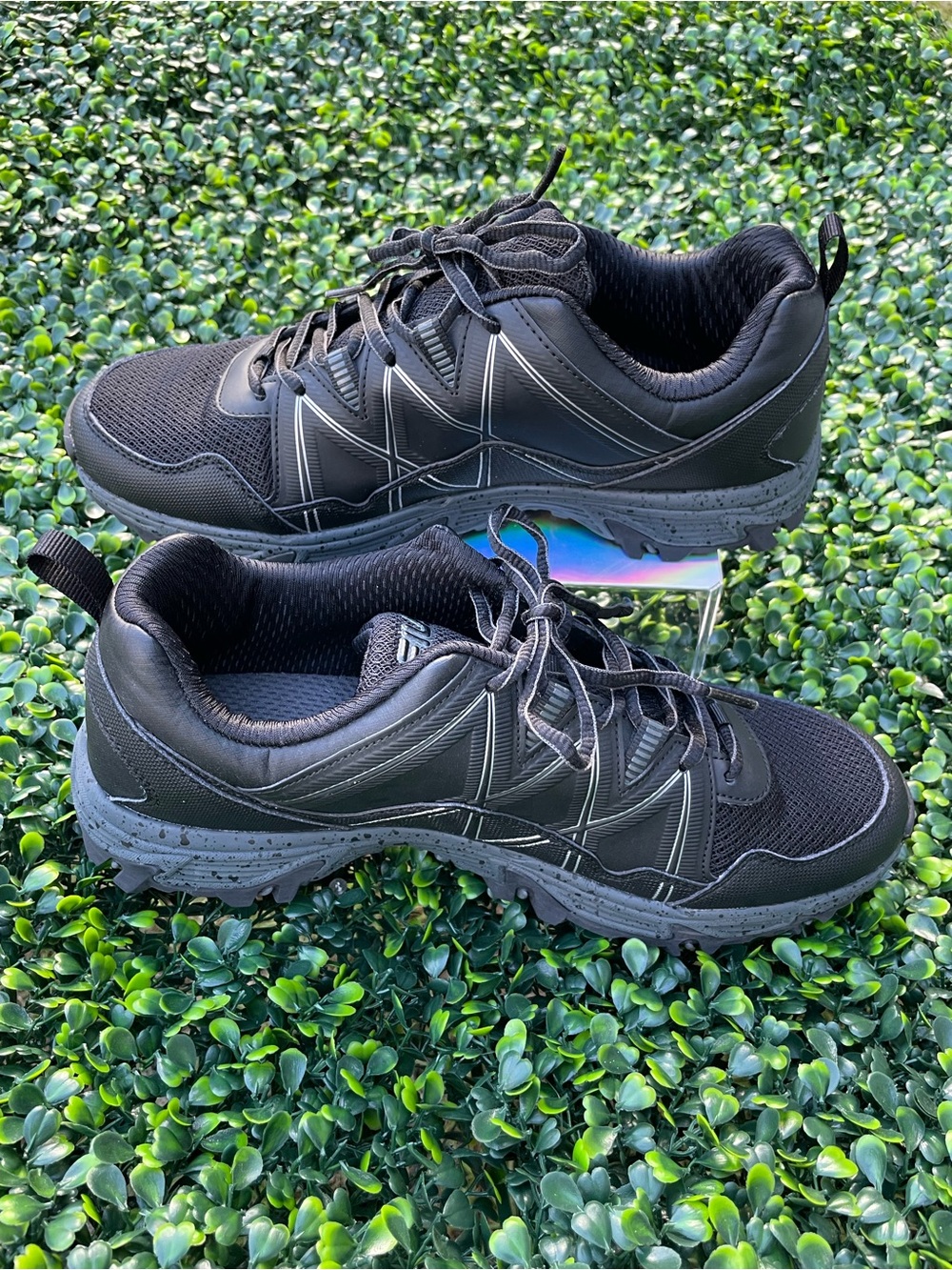 Fila Men's Black Trail Walking Shoes - Lightweight Comfort
